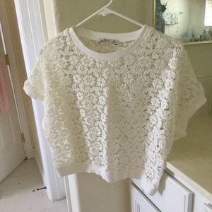 Hollister lace top